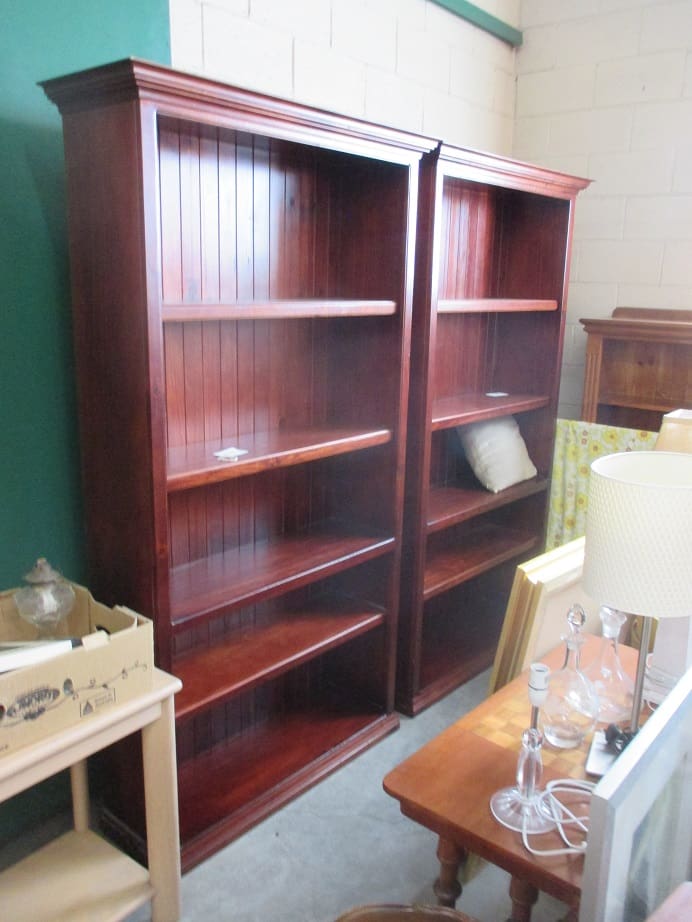 2x Pine Bookshelves McGlashan Bros
