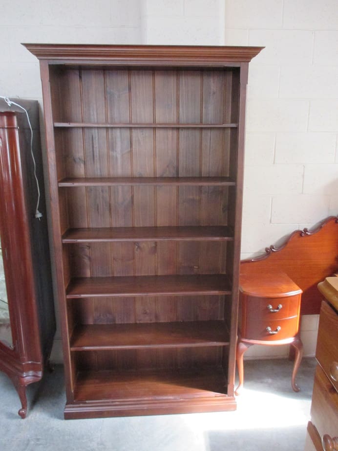 Pair Solid Pine Bookshelves McGlashan Bros