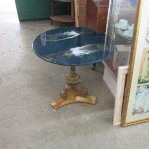 Brass n Glass Occ. Table