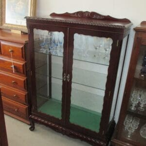 Carved China Cabinet