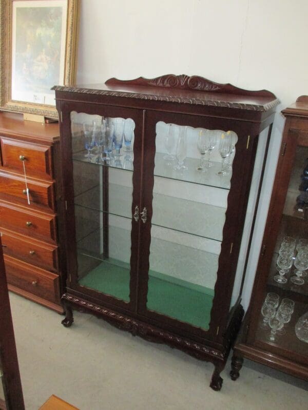 Carved China Cabinet