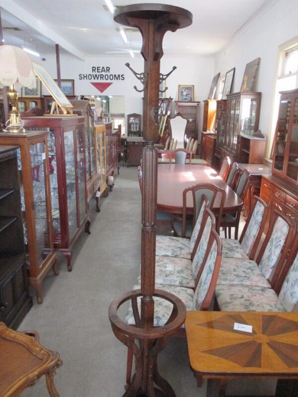 1920s Oak Hat n Coat Rack
