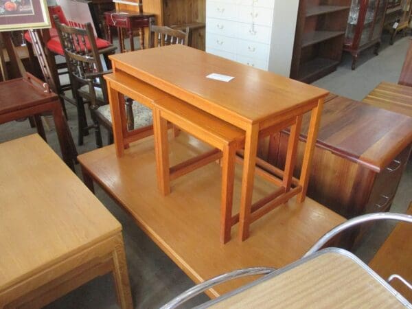 ' Parker' Retro Teak Nest of Tables