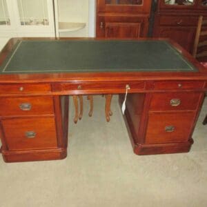 Leather Top Mahogany Desk