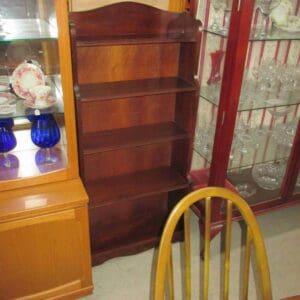 Small Mahogany Bookshelf