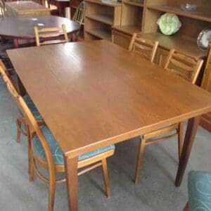 Retro 7 Pce. Teak Dining Set