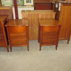 Pair of Oak Bedsides