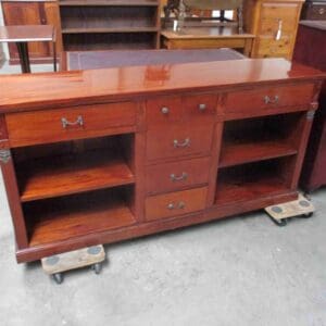 Mahogany Entertainment Stand