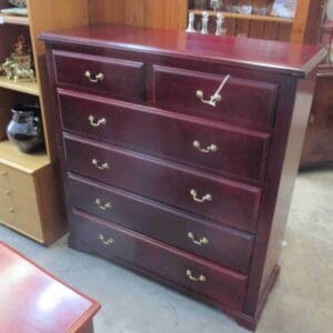 Pine 6 Drawer Chest