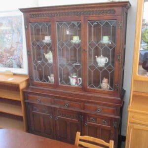 ' Old Charm ' Lead Light Display Cabinet