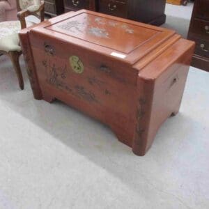 Carved Camphorwood Box
