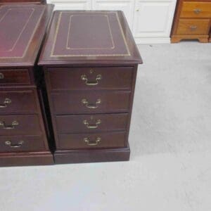 ' Sellick's Mahogany Filing Cabinet