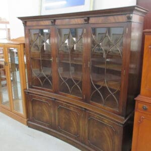 Concave Front Bookcase