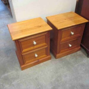 Pair Pine Bedsides